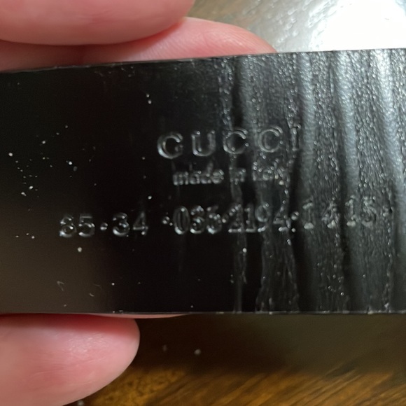Authentic Gucci crocodile belt (unisex) - Picture 3 of 16
